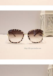 熱風(fēng)專柜小香風(fēng)新款太陽眼鏡 豹紋墨鏡引領(lǐng)時尚，女款大框防紫外線更貼心