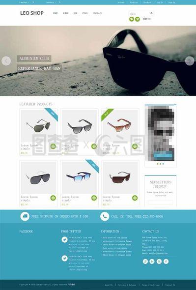 引領視界，清晰未來——打造專業眼鏡銷售HTML5網站模板指南